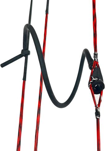 2Pcs Archery Peep Sight Compound Bow 3/16 Rubber Tube Peep Sight Bow String Tubing with Buckle for Hunting Shooting Targeting Accessories in Kuwait