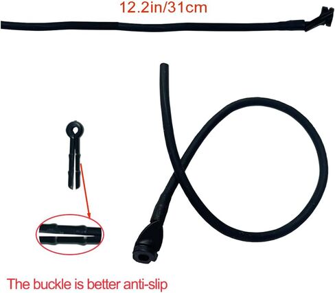 2Pcs Archery Peep Sight Compound Bow 3/16 Rubber Tube Peep Sight Bow String Tubing with Buckle for Hunting Shooting Targeting Accessories in Kuwait