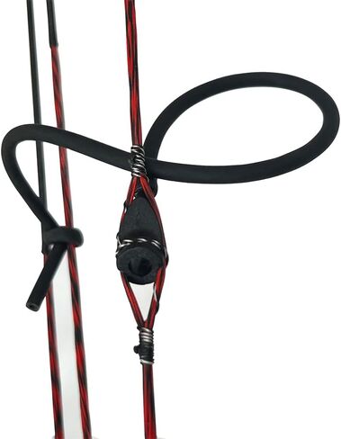 2Pcs Archery Peep Sight Compound Bow 3/16 Rubber Tube Peep Sight Bow String Tubing with Buckle for Hunting Shooting Targeting Accessories in Kuwait