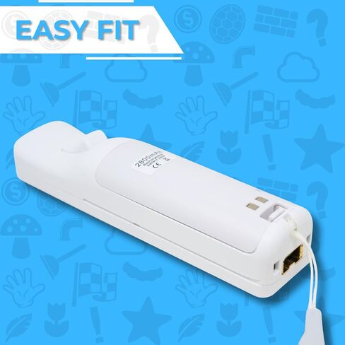 Old Skool Wii Dual Charging Station w/ 2 Rechargeable Batteries & LED Lights for Wii Remote Control in Saudi Arabia