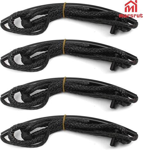 Marsrut 4Pcs Climbing Stick Aider for Hunting, Single Step Rope Ladder for Climbing Sticks, UHMWPE Non-Slip Tree Saddle Stand Accessories, Hand-Braided Cable Aiders, Load-Bearing up to 1764 lbs in Saudi Arabia