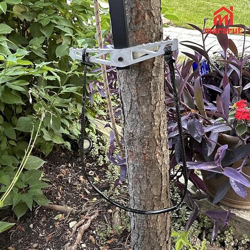 Marsrut 4Pcs Climbing Stick Aider for Hunting, Single Step Rope Ladder for Climbing Sticks, UHMWPE Non-Slip Tree Saddle Stand Accessories, Hand-Braided Cable Aiders, Load-Bearing up to 1764 lbs in Saudi Arabia