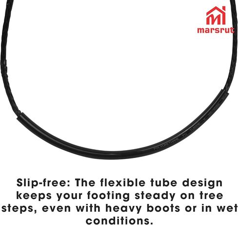 Marsrut 4Pcs Climbing Stick Aider for Hunting, Single Step Rope Ladder for Climbing Sticks, UHMWPE Non-Slip Tree Saddle Stand Accessories, Hand-Braided Cable Aiders, Load-Bearing up to 1764 lbs in Saudi Arabia