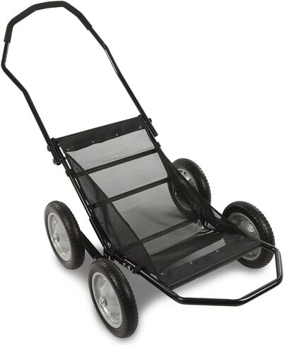 G-PLUS 500 Pounds Capacity Foldable Multi Use Deer Game Recovery Cart Utility Gear Dolly with 4 Oversized Wheels All Terrain Cart Black in Saudi Arabia