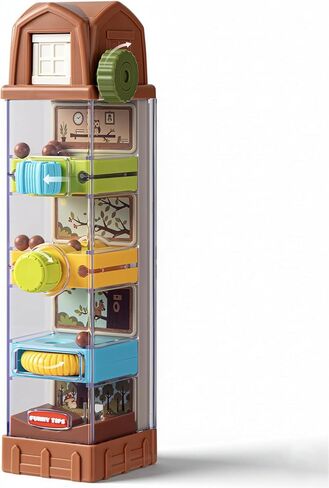 Montessori Toys for 2 3 4 5 6 7 Year Old, Ball Drop Toys for Toddlers 3-5, Activity Cube Educational Learning Toy 5 Fine Motor Activities, Busy Board Sensory Travel Birthday Boys Girls in Kuwait