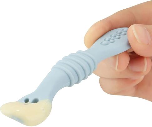 PandaEar 7 Pack Baby Spoons, Soft Silicone Self-Feeding Utensils for Babies & Toddlers, BPA-Free Silicone First Stage Training Spoon with Easy-Grip Handle in Saudi Arabia