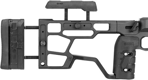 نظام الهيكل الأسود MDT Acc Elite Remington 700 SA RH، مخزون البندقية الدقيق، البناء المتين (106557-BLK) in Saudi Arabia