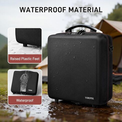 YOREPEK Carrying Case for Starlink Mini, Travel Case for Starlink Mini with Lock, Waterproof Shockproof Bag for Star Link Accessories Satellite Dish with Shoulder Strap, Plastic Feet, for Camping, RV in Saudi Arabia