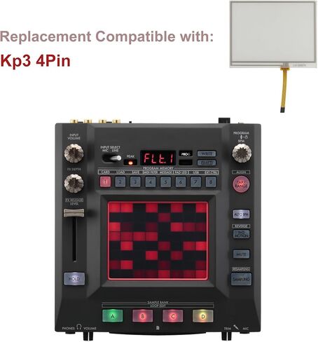 جديد محول رقمي لشاشة تعمل باللمس لاستبدال KORG Kaoss Pad KP3 مع مجموعة أدوات إصلاح لاصق OCA-لا توجد شاشة LCD [4 PIN] in Saudi Arabia