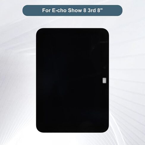 مجموعة محول رقمي لشاشة LCD بديلة تعمل باللمس متوافقة مع Echo Show 8 3rd 8 بوصة مع أدوات (أسود) in Kuwait