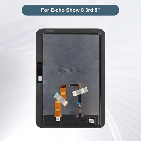 مجموعة محول رقمي لشاشة LCD بديلة تعمل باللمس متوافقة مع Echo Show 8 3rd 8 بوصة مع أدوات (أسود) in Kuwait