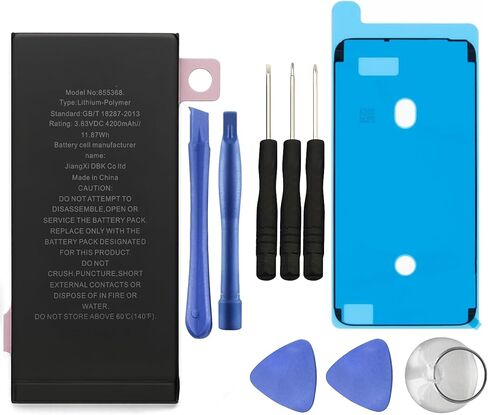 Battery Replacement for iPhone 11 Model A2111 A2221 A2223 High Capacity Repair Part + Tool + Adhesive, Fix Low Dead Power Issue 0 Cycle Spare Battery, 2025 New Upgrade Version in Saudi Arabia