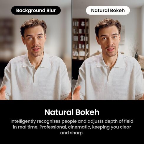 Insta360 Link 2C Pro – 4K Webcam for PC/Mac, 1/1.3" Sensor, Low-Light, Auto Framing, HDR, Directional Noise-Canceling Mics, Supports Stream Deck, Zoom, Teams, Twitch for Streaming or Meetings in Kuwait