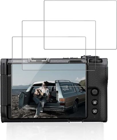 واقي شاشة Nikon ZR - عبوتان من الزجاج المقوى للعرض، صلابة 9H، مضاد للخدش، وضوح عالي الدقة، خالي من الفقاعات، مقاوم لبصمات الأصابع in Saudi Arabia