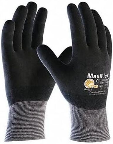 ATG Maxiflex PIP 34-874/M Maxiflex Ultimate ، قفازات نخيل نائية الرغوة ، رمادي ، متوسطة (حزمة 3) in Kuwait