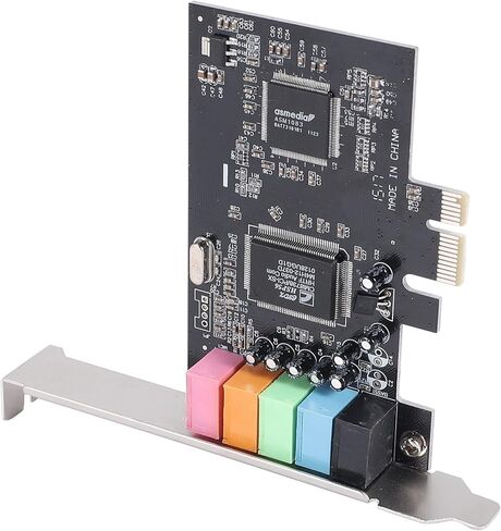 بطاقة صوت PCIe 5.1، بطاقة صوت محيطية PCI Express صوت ستيريو ثلاثي الأبعاد مع شريحة صوت عالية الأداء للكمبيوتر الشخصي CMI8738 in Kuwait