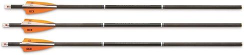 Guide Gear Trophy Hunter Pro Carbon Crossbow Bolts 20 inch Lighted Nocks, Hunting Archery Arrows by Victory Archery, 3 Pack in Saudi Arabia