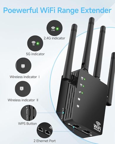 مكرر واي فاي مع منفذ إيثرنت، معزز الإشارة ESHTEGDERDGST in Kuwait