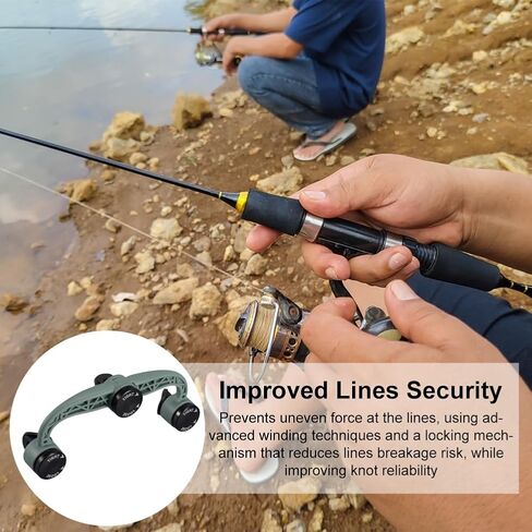 SYCOOVEN GT Knotter Assist, Upgraded Double Lock Knot Assist 2.0 for FG Knots Braided Line to Leader Connection, Fishing Knot Tying Tool, Fishing Line Winder Assist Knotting Connector Accessories in Kuwait
