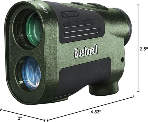 جهاز تحديد المدى بالليزر للصيد Bushnell Prime 1500 6x24 مم - أوضاع القوس والبندقية، قراءات BDC، بصريات واضحة للغاية محمية بواسطة حاجز Exo in Saudi Arabia