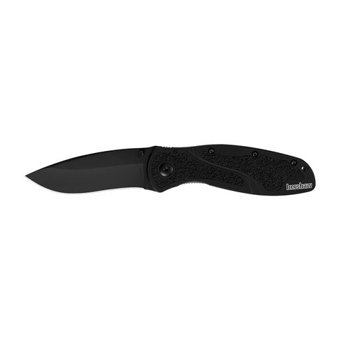 Kershaw Blur Olive and Black Pocket Knife, 3.4" Stainless Steel Blade with Assisted Opening, Olive Aluminum Handle with Deep-Carry Pocketclip, Small Folding Knife in Saudi Arabia