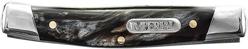 Schrade Imperial IMP16S Stockman 5.9in سكين تقليدي قابل للطي من الفولاذ المقاوم للصدأ مع نقطة مشبك 2.5in، شفرة الغنم والتجسس ومقبض POM للصيد في الهواء الطلق والتخييم والحمل اليومي، فضي in Kuwait