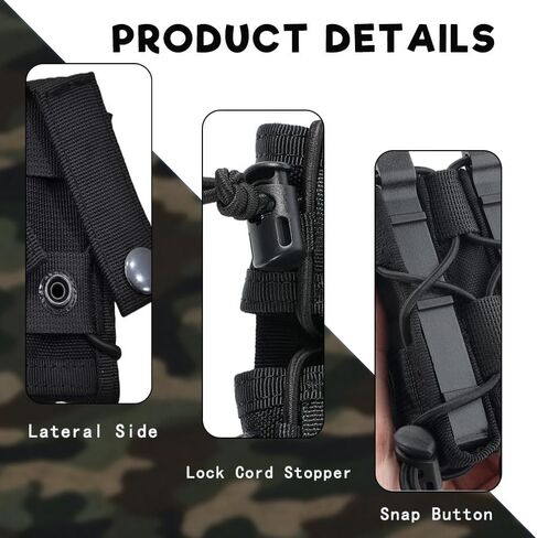 Pistol Double Magazine Holster, Double 9mm Mag Pouch,Wrap Belt Holder for 9MM/Glock/Single/Dual Stack Gun Magazines Pouches in Saudi Arabia