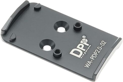 DPP Titanium Optic Adapter Plate Compatible with Walther PDP 2.0 and Holosun 407C/507C/508T Trijicon RMR/SRO—WA-PDP2.0-02 in Saudi Arabia
