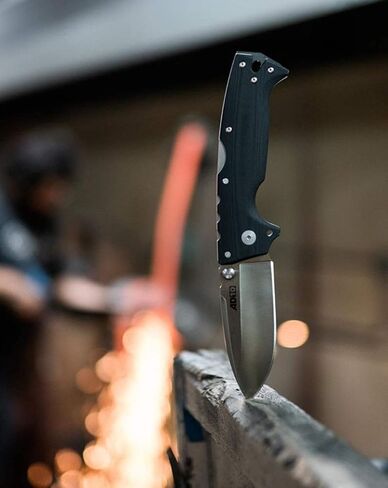 الباردة الصلب AD-10 3.5 "S35VN الصلب شفرة حادة للغاية 5.25" G-10 مقبض التكتيكية سكين للفرد مع آلية قفل ثلاثي الإعلان in Kuwait