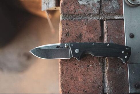 الباردة الصلب AD-10 3.5 "S35VN الصلب شفرة حادة للغاية 5.25" G-10 مقبض التكتيكية سكين للفرد مع آلية قفل ثلاثي الإعلان in Kuwait