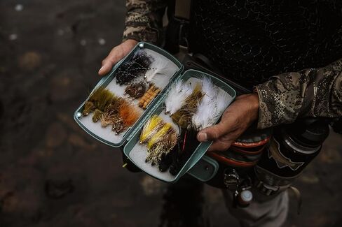 Tacky Pescador Fly Box - Large- Dynamic Foam- Smoke Grey in Saudi Arabia