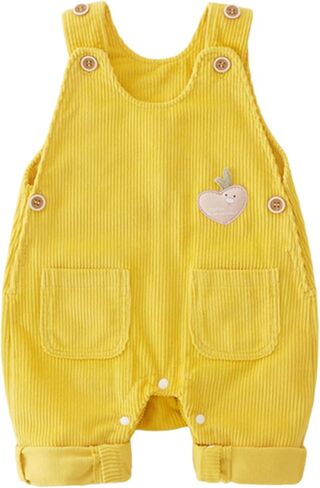 Infant Girls Boys Corduroy Overalls Pants Baby Romper Jumpsuit with Snaps Fall Winter Daily Holiday Outfit in Saudi Arabia