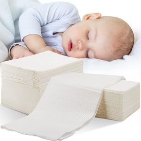 Mixweer 500 Pcs Baby Disposable Changing Pads 13 x 18 Inch Quick Absorb White Diaper Changing Table Pads Sanitary Liners Soft Waterproof for Baby Child Adult Pets Travel Change Stations in Kuwait