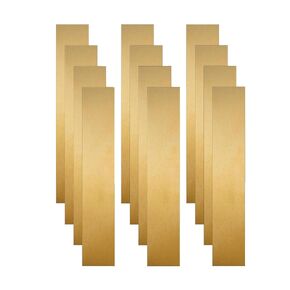 24pcs brass shims stock stock stock 6 × 1 بوصة ، حشوات معدنية لتسوية صناعة الحرف اليدوية ، المجوهرات ، الحرف ، الإصلاحات ، الأجهزة الكهربائية (0.002 '' ، 0.004 '، 0.006' ، 0.008 '' ، 0.012 '' و 0.016 ') in Kuwait