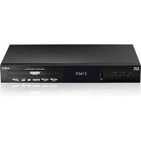 مشغل بلو راي 4K UHD لجهاز عرض التلفزيون يدعم المنطقة A أقراص Blu Ray 3D 4K جميع المناطق، أقراص DVD مخرج HDMI مزدوج HDR10 Dolby Vision Dolby Atmos 4K Ultra HD Blu ray DVD Player BT.2020 Color Gamut in Kuwait