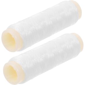 قطعتان من خط الصيد المصنوع من النايلون عالي المرونة، خيط غير مرئي مضاد للانزلاق لصيد الأسماك في المياه المالحة والمياه العذبة، قبضة معززة وحساسية للتعامل الآمن in Kuwait