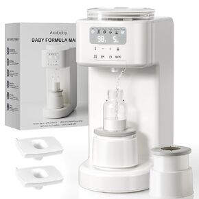 Advanced Baby Formula Dispenser with Automatic Mix & Clean, Fast Formula Maker with Accurate Sensors, Instant Warm Water, Moisture-Proof, Fits Most Bottles & Formula, Dishwasher-Safe (White) in Saudi Arabia