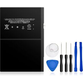 A1484 A1474 8827mAh Tablet Battery for iPad Air 1 iPad 5th 6th 7th 8th 5 6 7 8 A1474 A1475 A1476 A1822 A1823 A1893 A1954 A2197 A2198 A2200 A2270 A2428 A2429 A2430 with Installation Tools 32.9Wh in Saudi Arabia