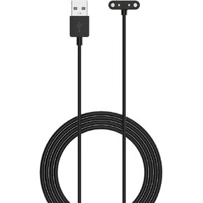 شاحن FitTurn متوافق مع كابل شحن ساعة رياضية Amazfit Ares A1908، كابل شحن USB ومحول شحن لملحقات الساعات الذكية Ares A1908 (سحب * أسود) in Kuwait