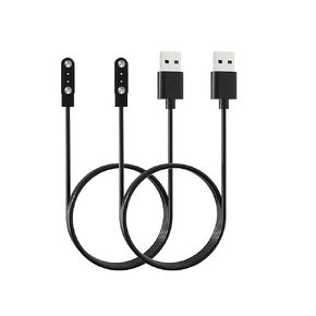 [عبوة من قطعتين] لساعة Jugeman P99 المتعددة المقاومة للماء لتتبع اللياقة البدنية، كابل شحن USB مغناطيسي، شاحن سلكي 2 دبوس للساعة الذكية. in Kuwait