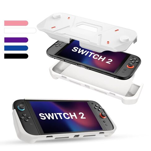 FIWWAT Switch Lite Case Carrying Case- 19 in 1 for Nintendo Switch Accessories Bundle with Switch Thumb Grips, Clear Protective, Screen Protector Cover, Cute Pendant, Stand, Stylus, for Girls, Pink in Saudi Arabia