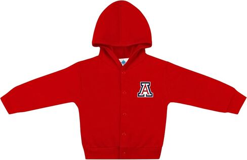 Creative Knitwear College Baby Snap Hooded Jacket - Team Logo, Multiple Colors, Unisex, (0 Months - 4T) in Kuwait