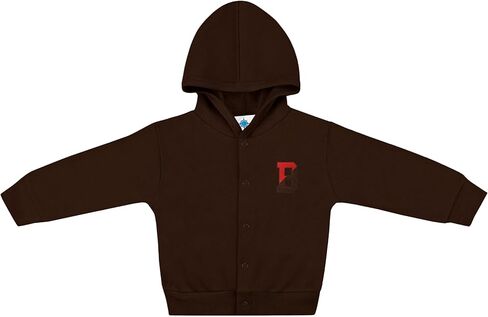 Creative Knitwear College Baby Snap Hooded Jacket - Team Logo, Multiple Colors, Unisex, (0 Months - 4T) in Kuwait