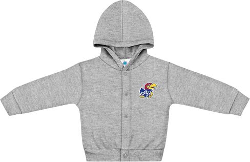 Creative Knitwear College Baby Snap Hooded Jacket - Team Logo, Multiple Colors, Unisex, (0 Months - 4T) in Kuwait
