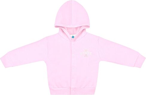 Creative Knitwear College Baby Snap Hooded Jacket - Team Logo, Multiple Colors, Unisex, (0 Months - 4T) in Kuwait