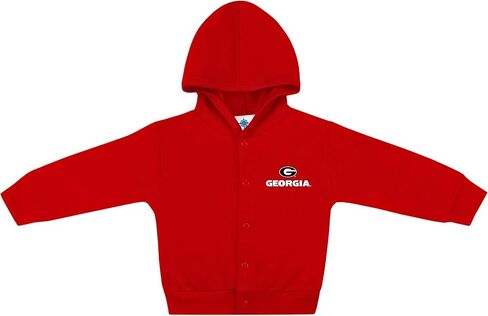 Creative Knitwear College Baby Snap Hooded Jacket - Team Logo, Multiple Colors, Unisex, (0 Months - 4T) in Kuwait