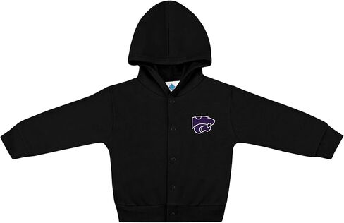 Creative Knitwear College Baby Snap Hooded Jacket - Team Logo, Multiple Colors, Unisex, (0 Months - 4T) in Kuwait