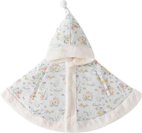 Car Seat Poncho for 0-3 Years Old, Windproof Warm Fleece Lined Hooded Outerwear, 100% Cotton Winter Car Seat Coats in Saudi Arabia