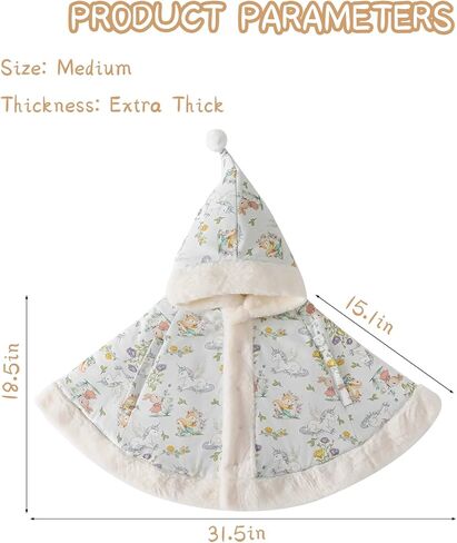 Car Seat Poncho for 0-3 Years Old, Windproof Warm Fleece Lined Hooded Outerwear, 100% Cotton Winter Car Seat Coats in Saudi Arabia
