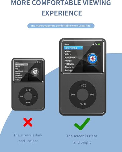 [2 Pack] Light(HD) Screen Protector for Innioasis Y1 Music Player MP3, PET Protective Film Eye-Caring Compatible with Innioasis Y1 MP3 Player in Saudi Arabia